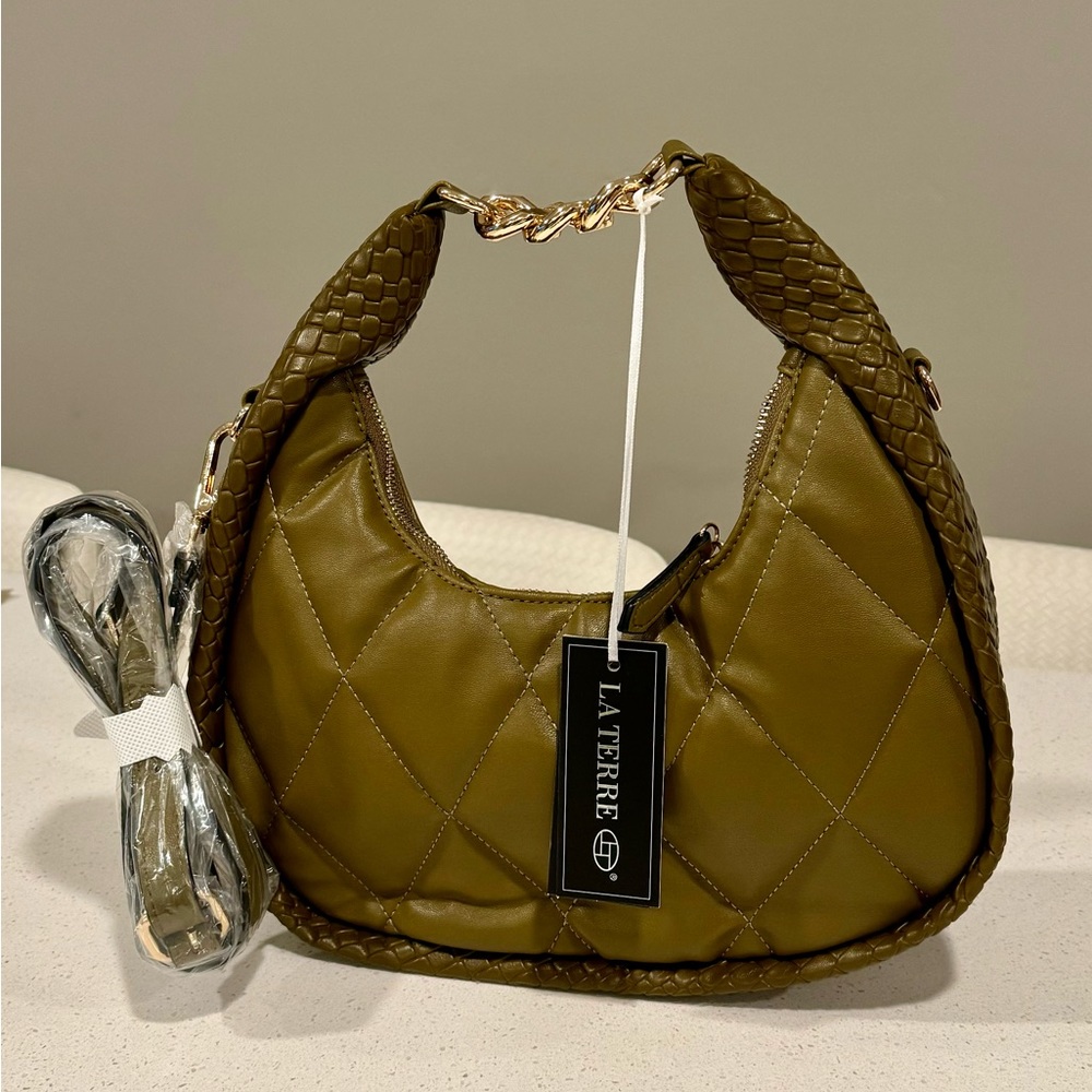 La Terre.fashion bag ,shoulder bag in olive